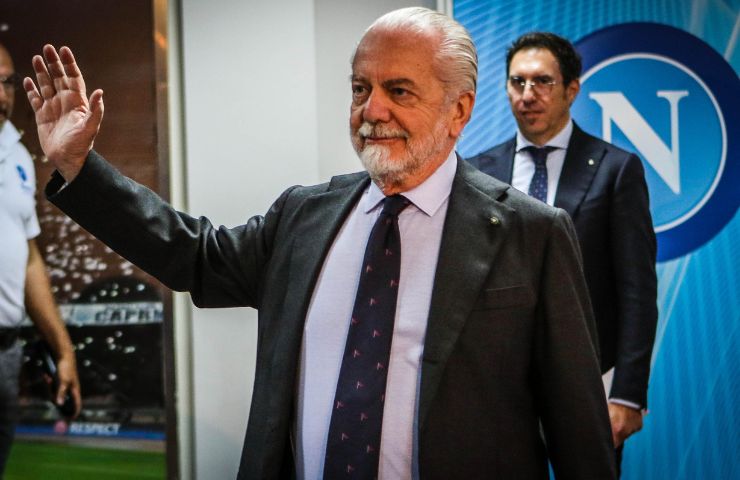 De Laurentiis saluto napoli