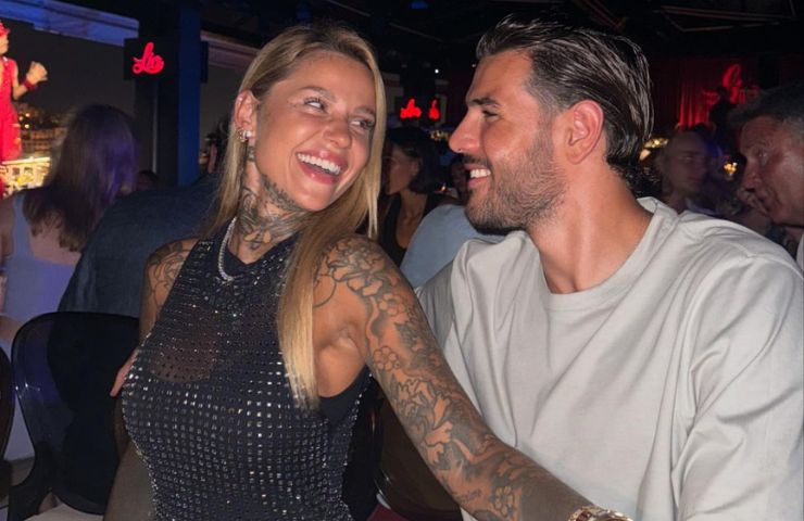 Theo Hernandez e Zoe Cristofoli