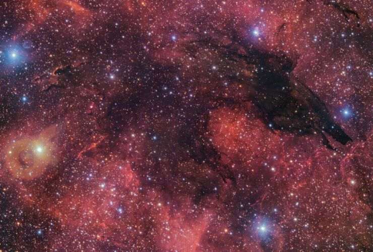 La nebulosa del Lupo Oscuro